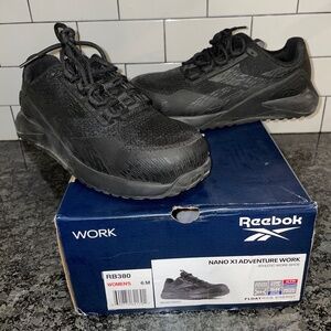 Reebok Comp Toe Nano X1 Adventure Work Athletic Work Shoe Size Womens 6